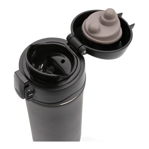 Mug à verrouillage facile métallique mat noir | sans marquage | non disponible | non disponible