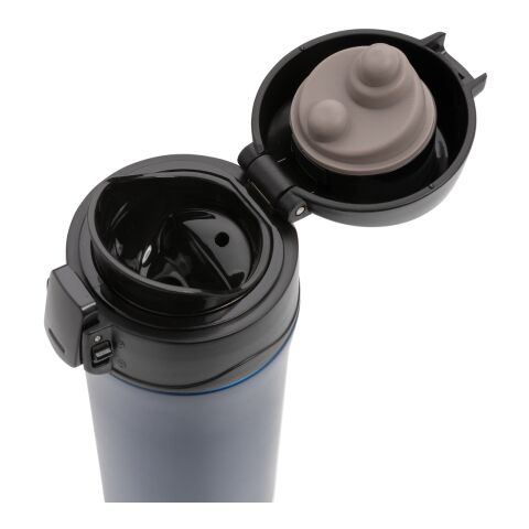 Mug à verrouillage facile métallique mat bleu | sans marquage | non disponible | non disponible