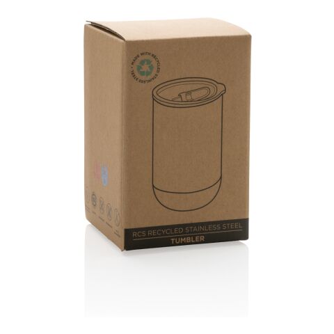 Mug en acier inoxydable recyclé RCS bleu | sans marquage | non disponible | non disponible