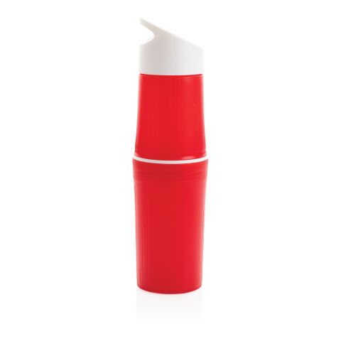 Bouteille biologique produite en Europe double ouverture - 500 ml rouge | sans marquage | non disponible | non disponible