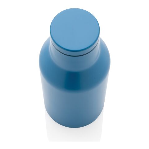 Bouteille compacte en acier inoxydable recyclé RCS bleu | sans marquage | non disponible | non disponible