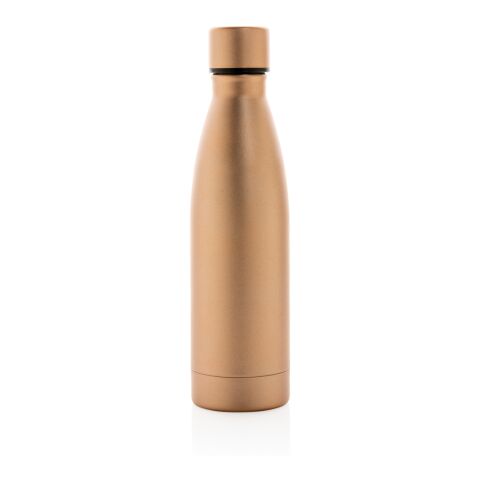 Bouteille iso couleur pleine en acier inoxydable recyclé RCS marron | sans marquage | non disponible | non disponible | non disponible