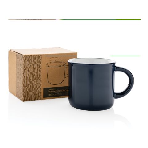 Mug céramique vintage bleu | sans marquage | non disponible | non disponible