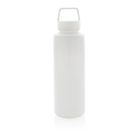 Bouteille 500ml en PP recyclé RCS et avec poignée blanc | sans marquage | non disponible | non disponible