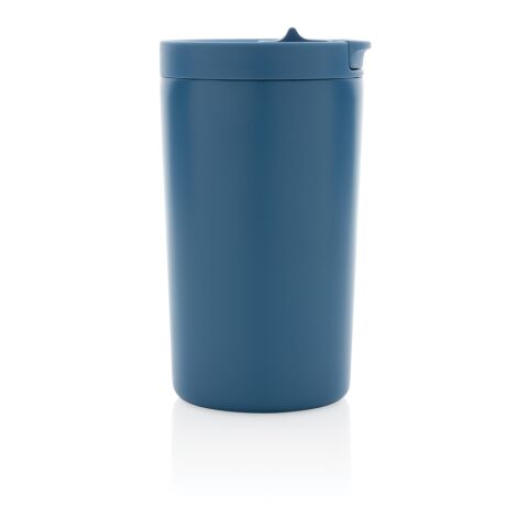 Mug 300ml isotherme et étanche en acier recyclé RCS bleu | sans marquage | non disponible | non disponible