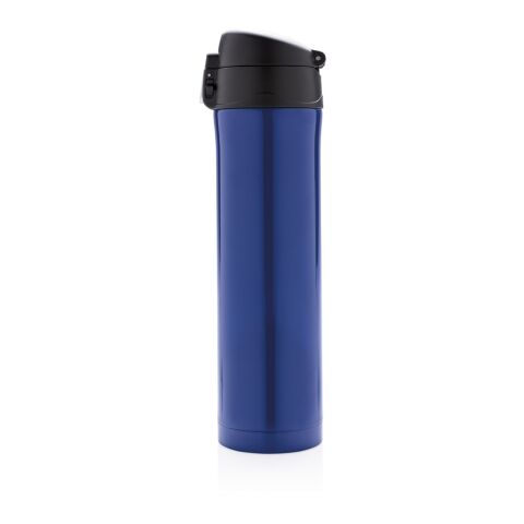 Bouteille 450ml verrouillage facile en plastique recyclé RCS bleu | sans marquage | non disponible | non disponible