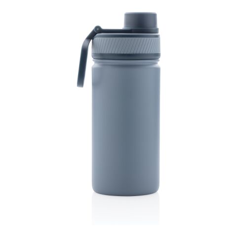 Bouteille isotherme finition matte avec bouchon sport - 550 ml bleu-bleu | sans marquage | non disponible | non disponible