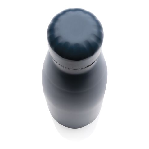 Bouteille isotherme en acier pleine couleur bleu | sans marquage | non disponible | non disponible