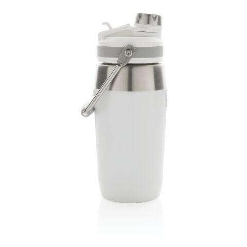 Bouteille isotherme 500ml avec bouchon double fonction blanc | sans marquage | non disponible | non disponible