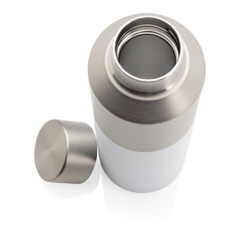 Bouteille d&#039;eau 600ml en acier recyclé certifiée RCS Fluid blanc | sans marquage | non disponible | non disponible