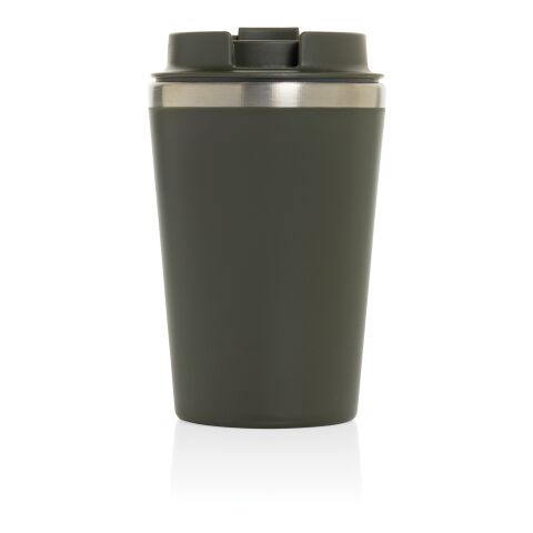 Mug 350ml à double paroi en PP recyclé RCS Java vert | sans marquage | non disponible | non disponible