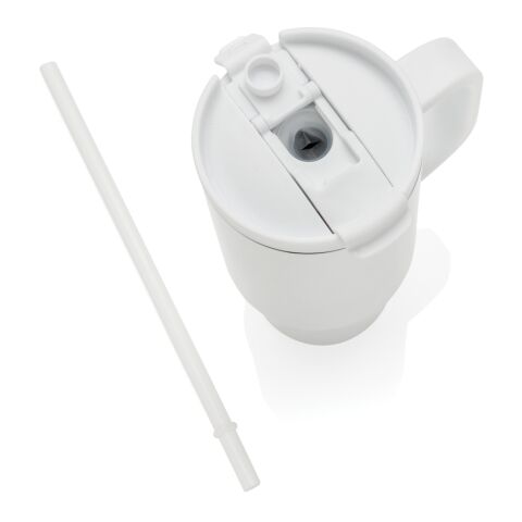 Mug 480 ml étanche en acier inoxydable recyclé RCS Cruiser blanc | sans marquage | non disponible | non disponible