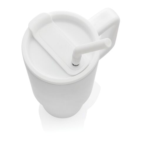 Mug 900ml en acier inoxydable recyclé Embrace RCS Blanc | sans marquage | non disponible | non disponible