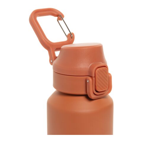 Bouteille de sport 600ML en acier recyclé RCS Via orange | sans marquage | non disponible | non disponible