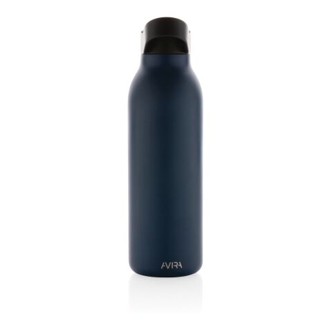 Bouteille d&#039;eau 500ml fliptop en acier RCS Avira Ara blue marin | sans marquage | non disponible | non disponible