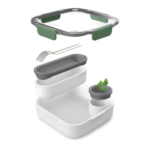 Boîte à lunch Black+Blum Original vert olive | sans marquage | non disponible | non disponible