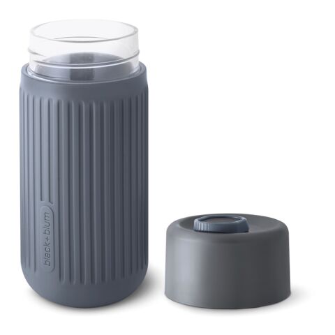 Tasse de voyage en verre 340ML Black+Blum gris | sans marquage | non disponible | non disponible