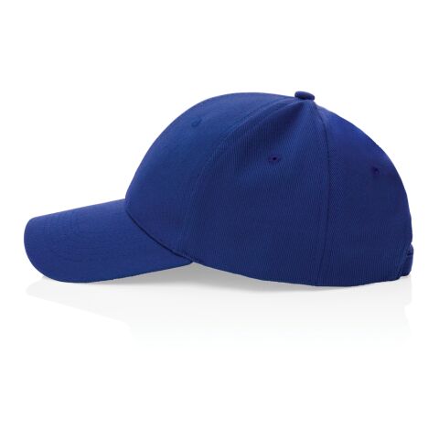 Casquette 6 panneaux en coton recyclé 280gr IMPACT bleu | sans marquage | non disponible | non disponible | non disponible