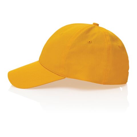 Casquette 6 panneaux en coton recyclé 190gr IMPACT jaune | sans marquage | non disponible | non disponible | non disponible | non disponible