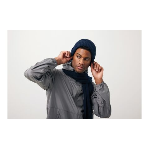 Bonnet double épaisseur Impact AWARE™ Polylana® bleu marine | sans marquage | non disponible | non disponible | non disponible