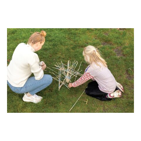 Jeu de mikado géant en bambou marron | sans marquage | non disponible | non disponible