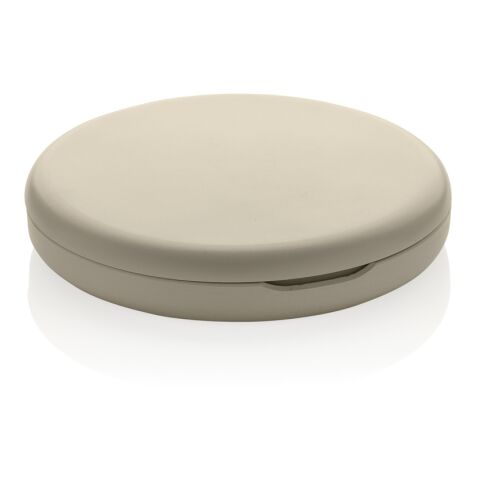 Miroir de maquillage à LED en plastique recyclé RCS Lumora beige | sans marquage | non disponible | non disponible