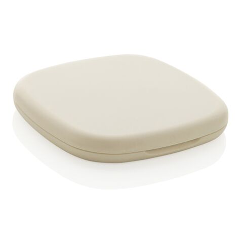 Miroir de poche en plastique recyclé RCS Reflecta beige | sans marquage | non disponible | non disponible