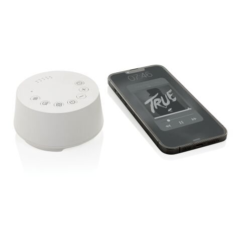 Enceinte à bruit blanc en plastique recyclé RCS Flora blanc