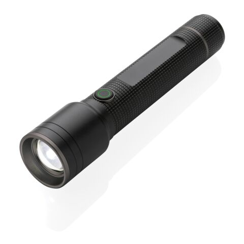 Lampe torche 10W rechargeable par USB en alu RCS Gear X noir | sans marquage | non disponible | non disponible