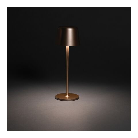 Lampe de table rechargeable par USB en plastique RCS Zenic bronze | sans marquage | non disponible | non disponible