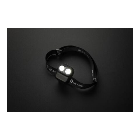 Lampe frontale avec capteur de mouvement en ABS RCS Gear X noir | sans marquage | non disponible | non disponible