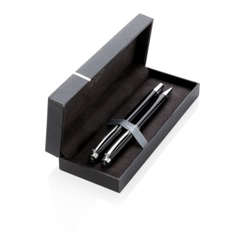 Set stylos Heritage noir-argent | sans marquage | non disponible | non disponible | non disponible