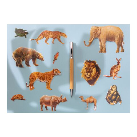 Stylo moderne en bambou marron | sans marquage | non disponible | non disponible