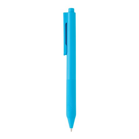 Stylo X9 avec grip silicone bleu | sans marquage | non disponible | non disponible