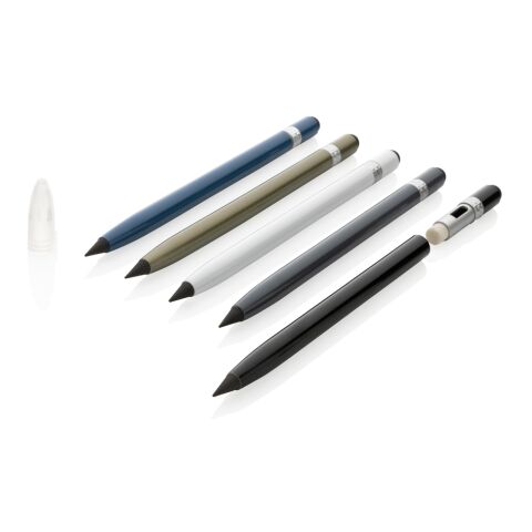 Crayon sans encre en aluminium avec gomme bleu | sans marquage | non disponible | non disponible