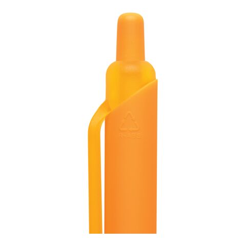 Stylo avec finition gomme en ABS recyclé certifié GRS Tide orange | sans marquage | non disponible | non disponible