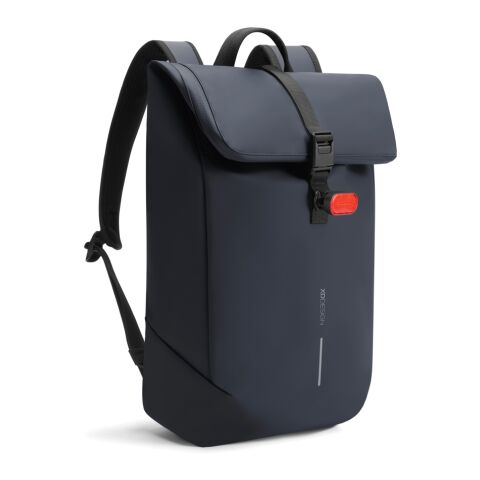 Sac à dos à rabat étanche Urban bleu marine chiné-noir | sans marquage | non disponible | non disponible