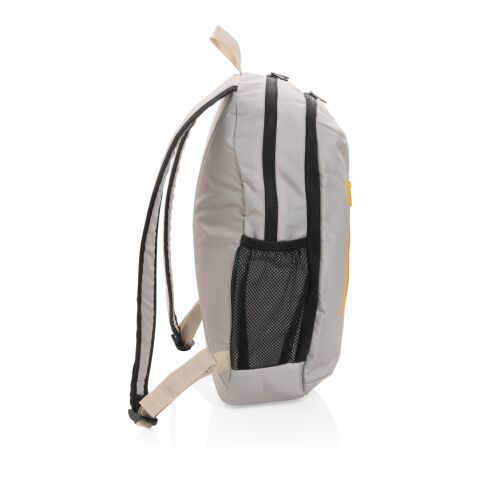 Sac à dos casual 300D rPET Impact AWARE™ marron-orange | sans marquage | non disponible | non disponible | non disponible