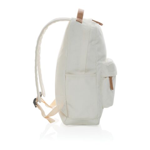 Sac à dos Impact AWARE™ en toile 16oz recyclé blanc | sans marquage | non disponible | non disponible | non disponible