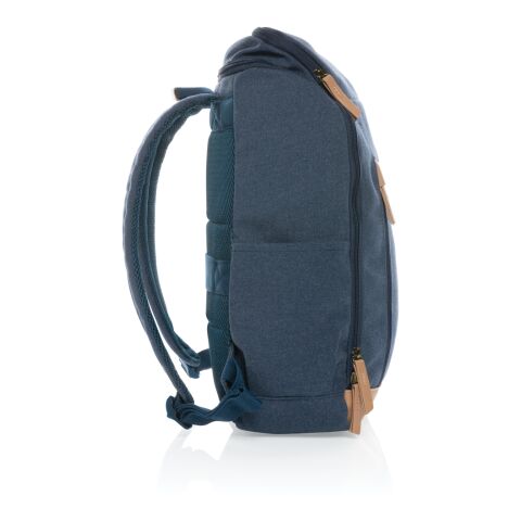 Sac à dos ordinateur Impact AWARE™ en toile 16oz recyclé bleu | sans marquage | non disponible | non disponible | non disponible