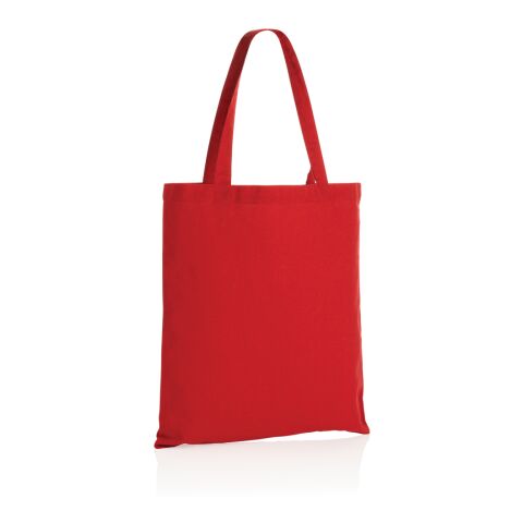 Sac tote bag en coton recyclé 145 gr Impact AWARE™ rouge | sans marquage | non disponible | non disponible | non disponible