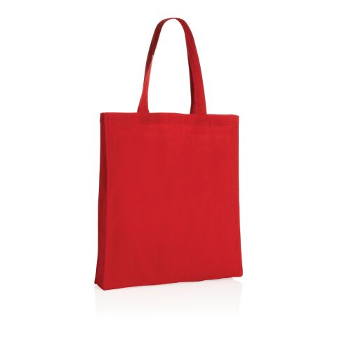 Sac tote en coton recyclé avec fond amovible Impact AWARE™ rouge | sans marquage | non disponible | non disponible | non disponible