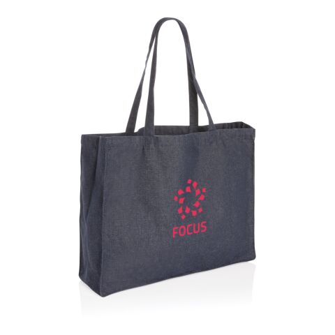 Sac cabas en denim recyclé Impact AWARE™ bleu | sans marquage | non disponible | non disponible | non disponible