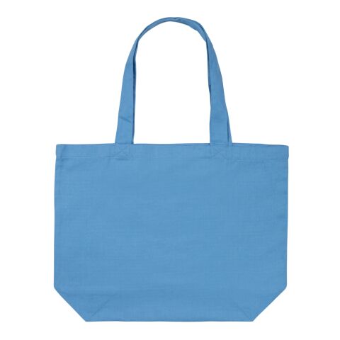 Sac shopping en toile recyclé 240g/m² Impact Aware™ Bleu Tranquille | sans marquage | non disponible | non disponible | non disponible