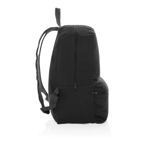 Sac à dos en toile recyclée 285g/m² non teintée Aware™ noir | sans marquage | non disponible | non disponible | non disponible
