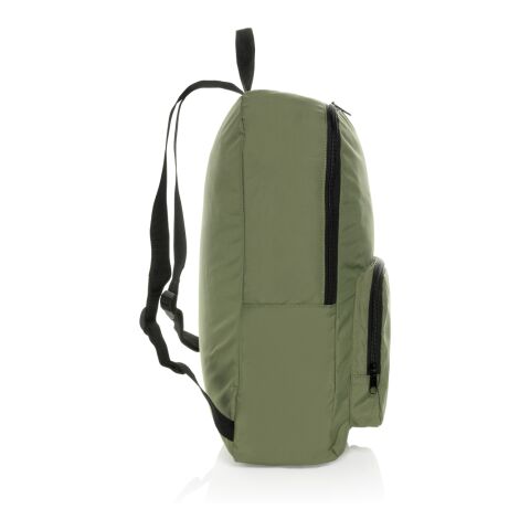 Sac à dos classique pliable en rPET AWARE™ Dillon vert | sans marquage | non disponible | non disponible | non disponible