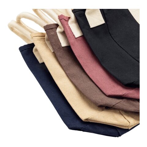 Sac de plage BEAU AWARE™ en toile recyclée 400 g/m², avec po noir | sans marquage | non disponible | non disponible | non disponible