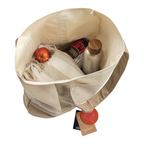 Sac cabas 350gsm en coton recyclé AWARE™ SHOP LOCAL blanc | sans marquage | non disponible | non disponible | non disponible