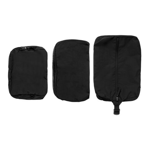 Lot de cubes de rangement en nylon recyclé RCS KENTO URBAN noir