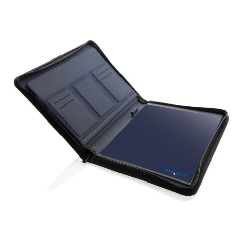 Conférencier A4 zippé Impact en rPET AWARE™ bleu marine | sans marquage | non disponible | non disponible
